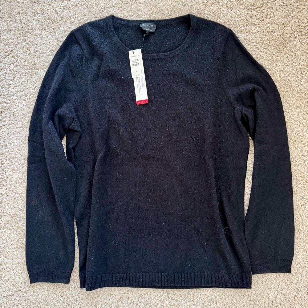 • talbots cashmere sweater •